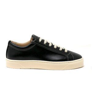 Sylven New York Mel Apple Leather Sneaker - Black Size 41 (US 11)